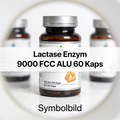 Lactase-Enzym-Kapseln bei Lactoseintoleranz | 9000 FCC ALU